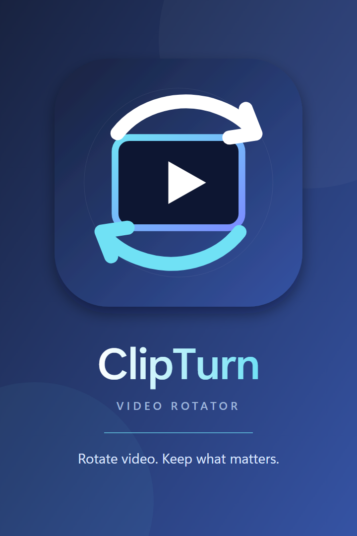 ClipTurn portrait Microsoft Store poster